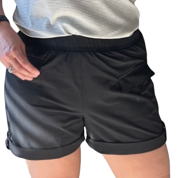 Mono B High-waisted relaxed fit cargo shorts - Picture 3 of 5